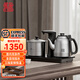 吉谷（K·KOU） 全自動(dòng)加水三合一嵌入式電熱燒水壺智能恒溫304不銹鋼泡茶壺帶消毒上水茶盤(pán)茶具 1.2L 全自動(dòng)上水TC006