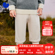迷你巴拉【蹦蹦褲】褲子冬新款加絨保暖抑菌長褲 淺卡其50311 90 cm