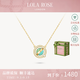 LOLA ROSE羅拉玫瑰日心說系列女士項鏈鎖骨鏈生日禮物節(jié)日禮物送女友 東陵玉/合成歐泊-粉色禮盒款
