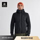 凱樂石（KAILAS）TC133暖殼棉服GORE-TEX 2L防風(fēng)PRIMALOFT金標(biāo)保暖P棉外套男 墨黑 L
