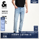 杰克·瓊斯（JACK&JONES）25年男裝夏季903直筒牛仔褲男士【涼感】彈力淺色水洗休閑褲子 C40淺牛仔藍(lán) 29 170 W29/L30