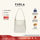 芙拉（FURLA）【限時(shí)優(yōu)惠】MIANOVA牛皮大號女士上班通勤大容量單肩包水桶包 白色