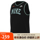 耐克NIKE男 運(yùn)動(dòng)背心 籃球訓(xùn)練 柔軟舒適 HF6136-010 黑M