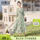 絲柏舍2025春夏新款女小清新夾花邊設(shè)計連衣裙