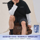 Saucony索康尼運(yùn)動褲夏季男女同款運(yùn)動休閑輕便舒適透氣梭織短褲男 城市黑BK013 XL
