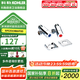 科勒（KOHLER） 角閥三角閥冷熱水通用全銅止水閥 衛(wèi)浴配件 K-R76390T-B9-CP(兩只裝)4分出水