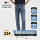 七匹狼（SEPTWOLVES）牛仔褲2025春季新品基礎(chǔ)四季牛仔水洗長(zhǎng)褲舒適耐磨時(shí)尚男裝褲子 103(灰藍(lán)) 34 A