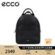 愛步（ECCO）七夕禮物  雙肩包女 輕奢牛皮背包 小號雙肩包9107807 黑色910780790000 均碼