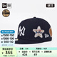 NEW ERA紐亦華棒球帽男女同款MLB平檐帽NY刺繡潮流情侶遮陽帽子5950 60358055-藏青色 758 60cm