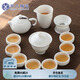 蘇氏陶瓷（SUSHI CERAMICS）羊脂玉茶具套裝德化中國白瓷功夫茶具茶杯三才蓋碗禮盒裝J0335