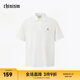 CHINISM CH赤塵翻領(lǐng)簡約刺繡polo衫男士夏季新品商務(wù)短袖t恤涼感半袖上衣 本白色 L