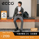 愛(ài)步（ECCO）25年早秋新款牛皮輕奢經(jīng)典休閑板鞋 柔酷60周年525464 黑色42