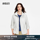 AIGLE艾高UPF40+休閑夾克經(jīng)典款防潑水防紫外線(xiàn)時(shí)尚收腰女士上衣 密陽(yáng)灰 BN363 40 (170/92A)