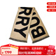 博柏利（BURBERRY）雙十一正品女款圍巾大字母logo印花時(shí)尚百搭雙面羊毛披肩保暖圍脖 黑棕拼色 UNI
