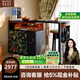博高宜木伸縮吧臺(tái)柜法式復(fù)古客廳沙發(fā)邊柜中古風(fēng)家用實(shí)木隔斷吧臺(tái) 【原創(chuàng)設(shè)計(jì)】挪威森林伸縮吧臺(tái) 【FAS進(jìn)口白蠟?zāi)尽? title=