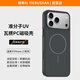 鐵布衫【UV光柵磁吸殼】適用于蘋果17pro手機(jī)殼新款iPhone17pro保護(hù)套無線充電瓦楞磨砂行李箱條紋黑色