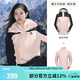 駱駝（CAMEL）三防沖鋒衣戶(hù)外登山服防水防風(fēng)防污三合一保暖時(shí)尚運(yùn)動(dòng)外套 A9W114120-1X，木黛色/幻影黑女 M