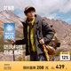 森馬（Semir）[商場同款]中國國家地理系列羽絨服防雨防風(fēng)沖鋒衣2024 黑色90001 M