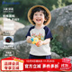 巴帝巴帝夏季嬰幼兒童純棉t恤短褲套裝男女童寶寶套裝 寶藍(lán) 吉他獅子 130