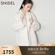 SNIDEL秋冬氣質(zhì)翻領(lǐng)落肩長(cháng)款羊毛呢大衣外套SWFC244131 象牙白 S （0）
