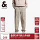 杰克·瓊斯（JACK&JONES）25年男裝束腳休閑運動(dòng)褲男純棉衛褲寬松潮流滿(mǎn)印褲子秋季款男褲子 E11卡其色 33 180