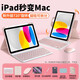 CANHOOGD適用ipad鍵盤(pán)蘋(píng)果11/10/9/8/air7/6/5/pro11帶筆槽可旋轉橫豎屏A16平板保護殼藍牙鍵盤(pán)鼠標套裝 iPad11/10代通用-常規款-可旋轉-粉色
