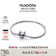 潘多拉（PANDORA）迪士尼系列史迪奇蛇骨手鏈銀色素鏈DIY童趣七夕情人節(jié)禮物送女友