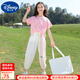 迪士尼（Disney）童裝女童夏季套裝2025新款洋氣時(shí)髦兒童服裝5-16歲字母印花兩件套 粉色 120 建議5~6歲（110-120cm）