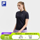 FILA 斐樂(lè)官方女子針織短袖POLO衫2025夏季新款網(wǎng)球運(yùn)動(dòng)防曬上衣