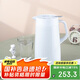 虎牌（TIGER）304不銹鋼時尚簡約桌面保溫壺PWO-A16C-W 白色 1.6L