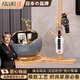 AILUKI日本創(chuàng  )意大容量網(wǎng)紅入戶(hù)玄關(guān)鑰匙收納擺件進(jìn)門(mén)口現代輕奢雜物盒子鹿球收納大容量-灰色