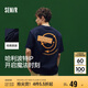 森馬（Semir）哈利波特聯(lián)名短袖T恤男美式復(fù)古印花情侶裝2025夏裝109325100223