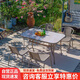 purpleleaf戶(hù)外休閑桌椅室外陽(yáng)臺庭院餐桌椅子咖啡廳奶茶店商業(yè)外擺桌椅