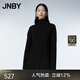 江南布衣（JNBY）秋冬綿羊毛針織衫女寬松休閑高領毛衣簡約舒適內搭 001/本黑 XS