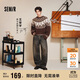 森馬（Semir）王安宇同款丨牛仔褲男復古彎刀褲25冬長(cháng)褲丹寧布褲子109725124107
