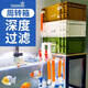 森森（SUNSUN）周轉(zhuǎn)箱過(guò)濾箱魚(yú)缸魚(yú)池過(guò)濾器水循環(huán)系統(tǒng)整套上濾滴流盒過(guò)濾盒 【小號(hào)3層】+水泵+全套細(xì)菌屋+硝化菌