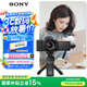 索尼（SONY）【政府補貼】ZV-E10L APS-C半畫幅微單相機 存儲卡電池藍牙手柄套裝 美膚拍照 精準對焦 VLOG 黑色