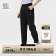 KOLON SPORT/可隆戶(hù)外軟殼褲 女子防潑水透濕耐磨軟殼長(cháng)褲 LKLP5AN006-BK 黑色 M 165/74A