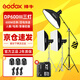 神牛（Godox） dp600W三代攝影燈影室專(zhuān)業(yè)閃光燈套裝拍照補光燈人像模特家具服裝大功率影棚燈 【5】DP600III三燈套裝【送X2T引閃器】 適用佳能版
