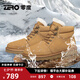 零度Zero真羊毛保暖男士經(jīng)典雪地靴2025春季新款防潑水休閑溫暖棉鞋男 土黃 40 (250mm)