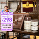 膳魔師（THERMOS）兒童餐具燜燒杯316L不銹鋼寬口燜燒罐保溫飯盒帶餐包餐具上學(xué)TCLF