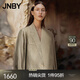 江南布衣（JNBY）【ESG環(huán)?！看呵镂鞣喖s亞麻質(zhì)感寬松通勤外套女5O2711470 283/雜卡其 XS