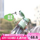 樂扣樂扣（LOCK&LOCK）夏季雙飲塑料運(yùn)動(dòng)水杯帶吸管提手戶外水壺便攜男女杯子綠色800ml