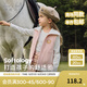 戴維貝拉（DAVE＆BELLA）女童搖粒絨馬甲小孩無(wú)袖背心兒童衣服2025秋裝新款童裝中大童上衣 落英淡粉【現貨】 140 cm（建議身高130-140cm）