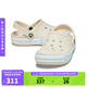 crocs卡駱馳貝雅卡駱班洞洞鞋|205089 冬日白/彩色-1LI 36/37(220mm)