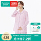 全棉時(shí)代月子服純棉春夏四季款孕婦睡衣產(chǎn)后哺乳睡衣孕產(chǎn)家居服三件套 粉底小熊家族【送哺乳背心】 L/165