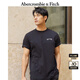 ABERCROMBIE & FITCH【經(jīng)典LOGO】男裝25夏新款美式復(fù)古重磅圓領(lǐng)短袖T恤KI123-5029 黑色 S (175/92A)