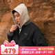 AKCLUB新復(fù)古回潮紀(jì)念版MA-1棒球領(lǐng)袖標(biāo)飛行員夾克外套男AK男裝2304214 黑色 3XL