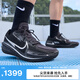 耐克（NIKE）男女實戰(zhàn)籃球鞋秋季抗扭情侶官方NIKE G.T. CUT CZ0176 006黑/金屬鉻色 44