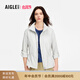 AIGLE艾高UPF40+休閑夾克經(jīng)典款防潑水防紫外線時(shí)尚收腰女士上衣 密陽(yáng)灰 BN363 40 (170/92A)